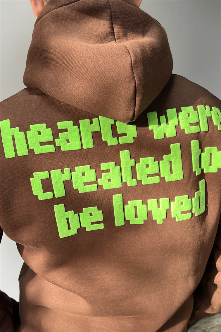 Underslood Baskılı Sweatshirt Kahve