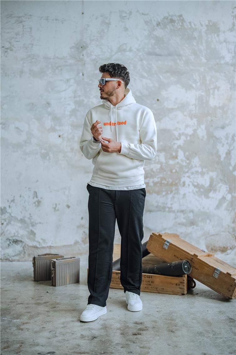 UNDERSTOOD Oversize Sweatshirt Beyaz