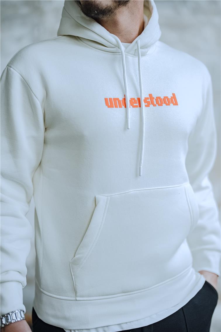 UNDERSTOOD Oversize Sweatshirt Beyaz
