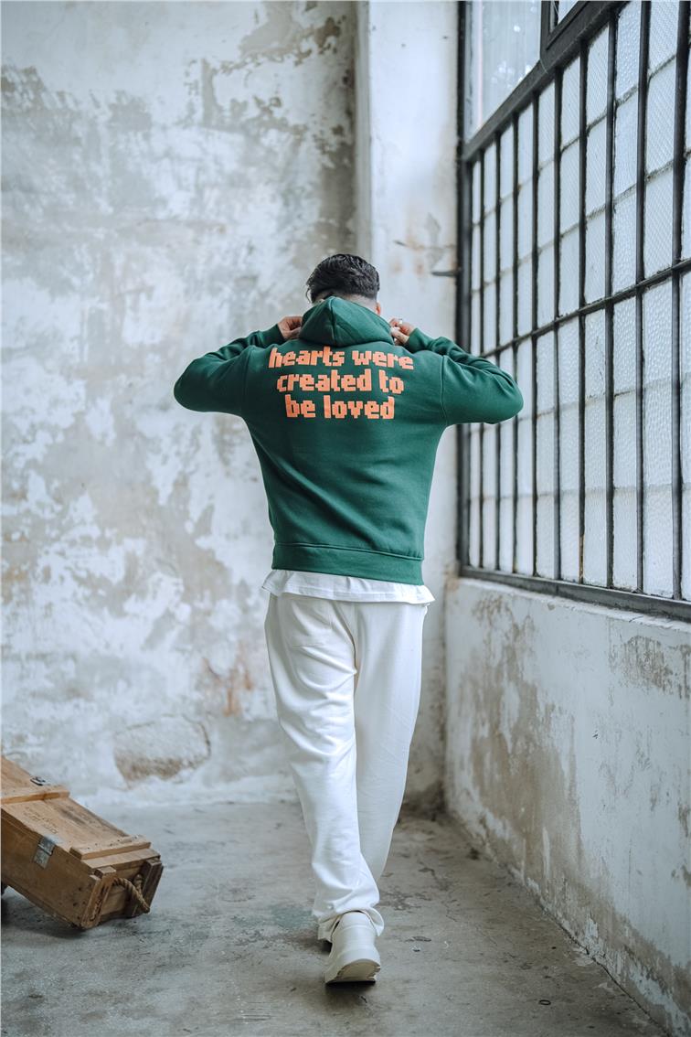 UNDERSTOOD Oversize Sweatshirt Koyu Yeşil