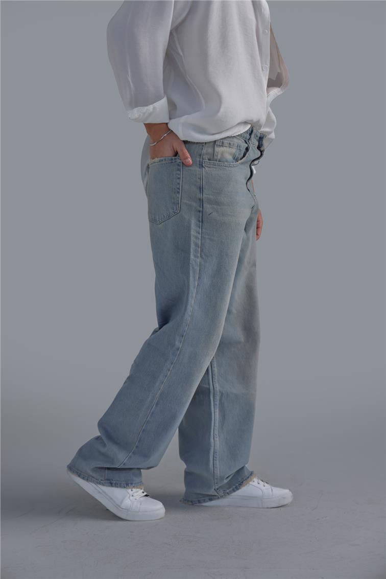 Washing Baggy Jean Mavi