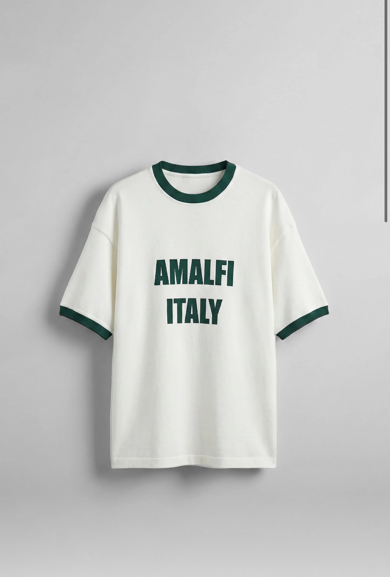AMALFI ITALY Baskılı Oversize Tshirt Yeşil