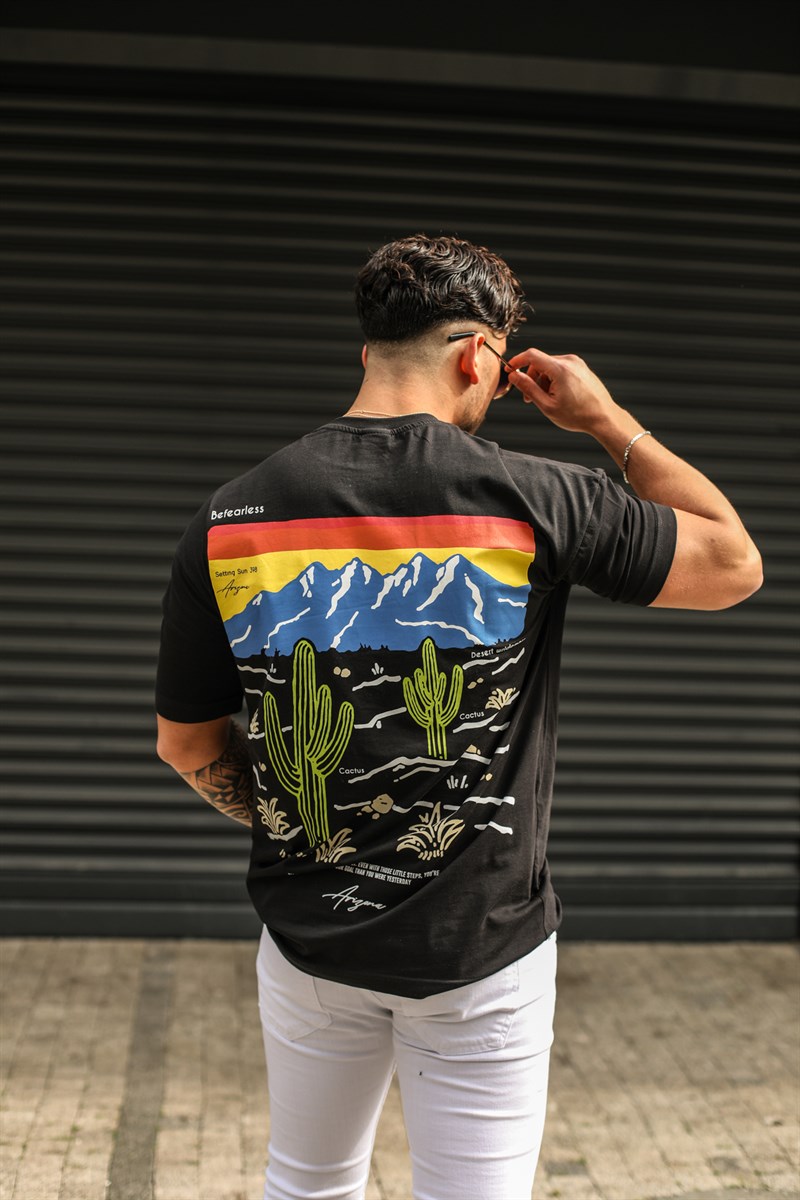 Arizono Detaylı Oversize T-Shirt - Outfit-Man