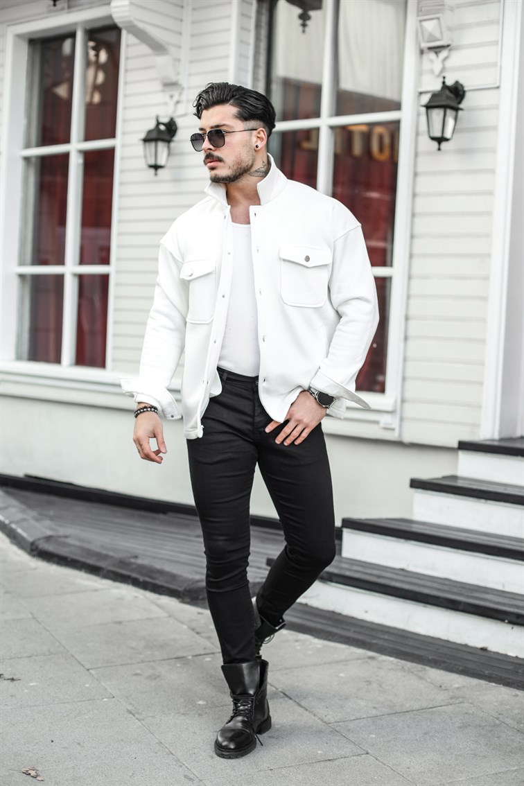 Basic Cepli Oversize Gömlek / Ceket