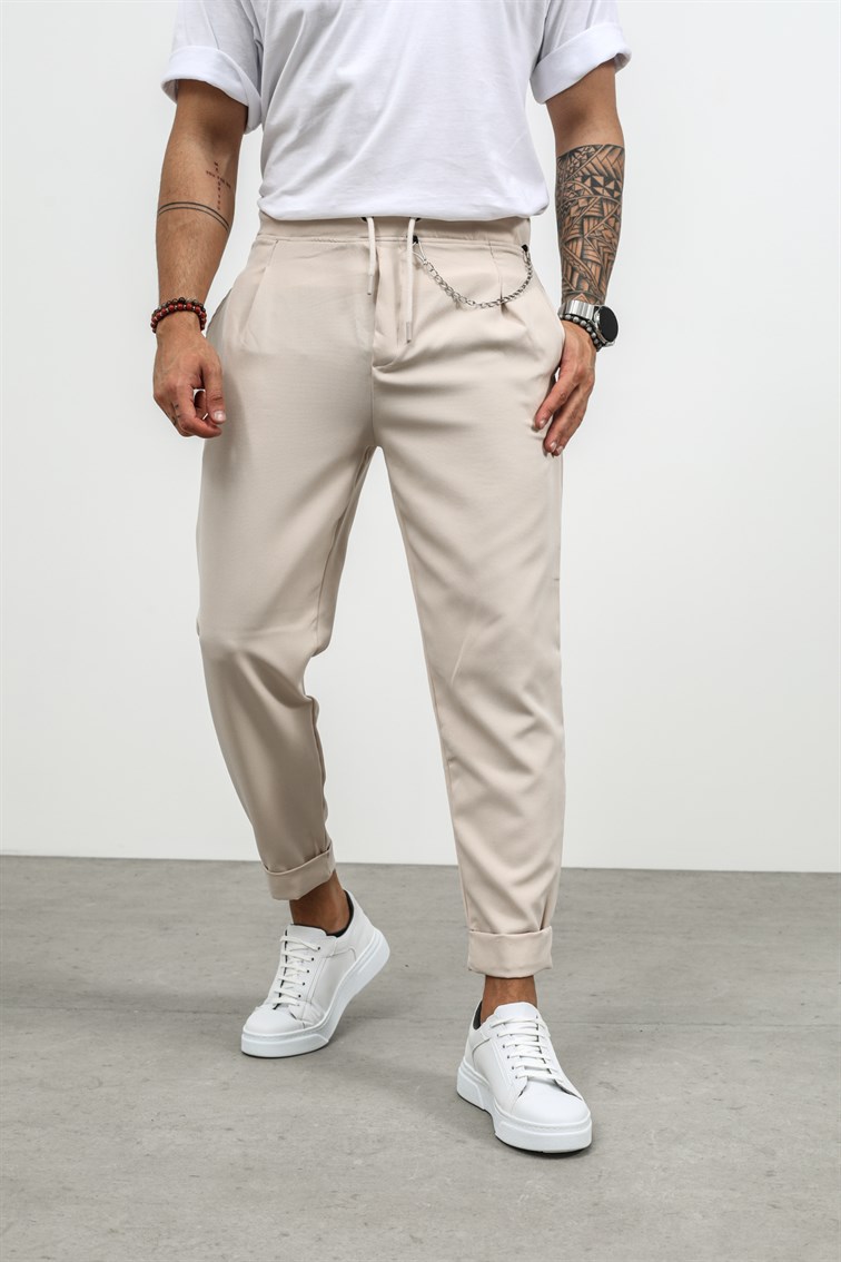 Basic Double Paça Pantolon