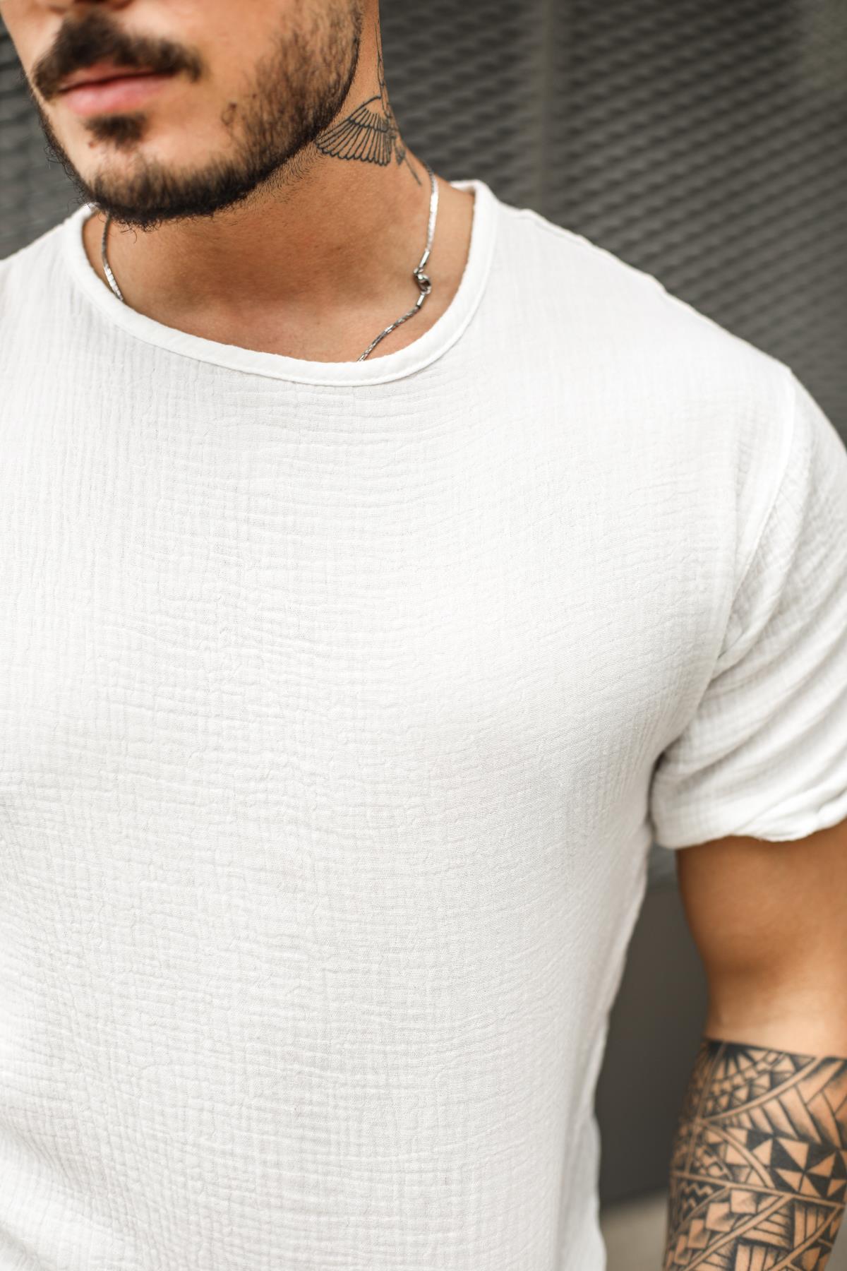 Basic Müslin T-Shirt- Out Fit Man