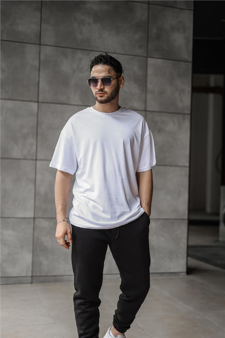 Basic Oversize T-Shirt Beyaz