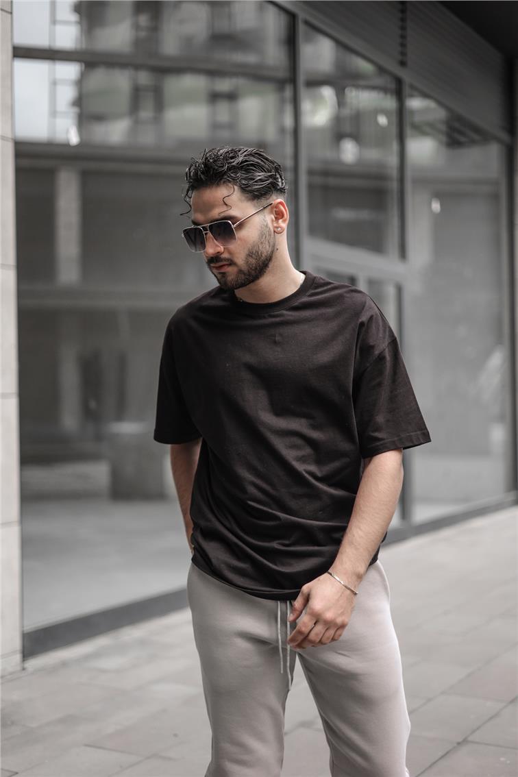 Basic Oversize T-Shirt Siyah