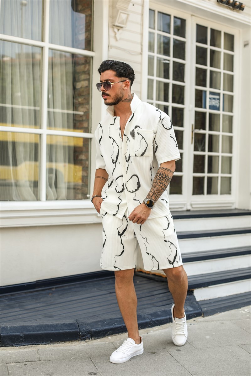 Batik Desenli Ottoman Gömlek