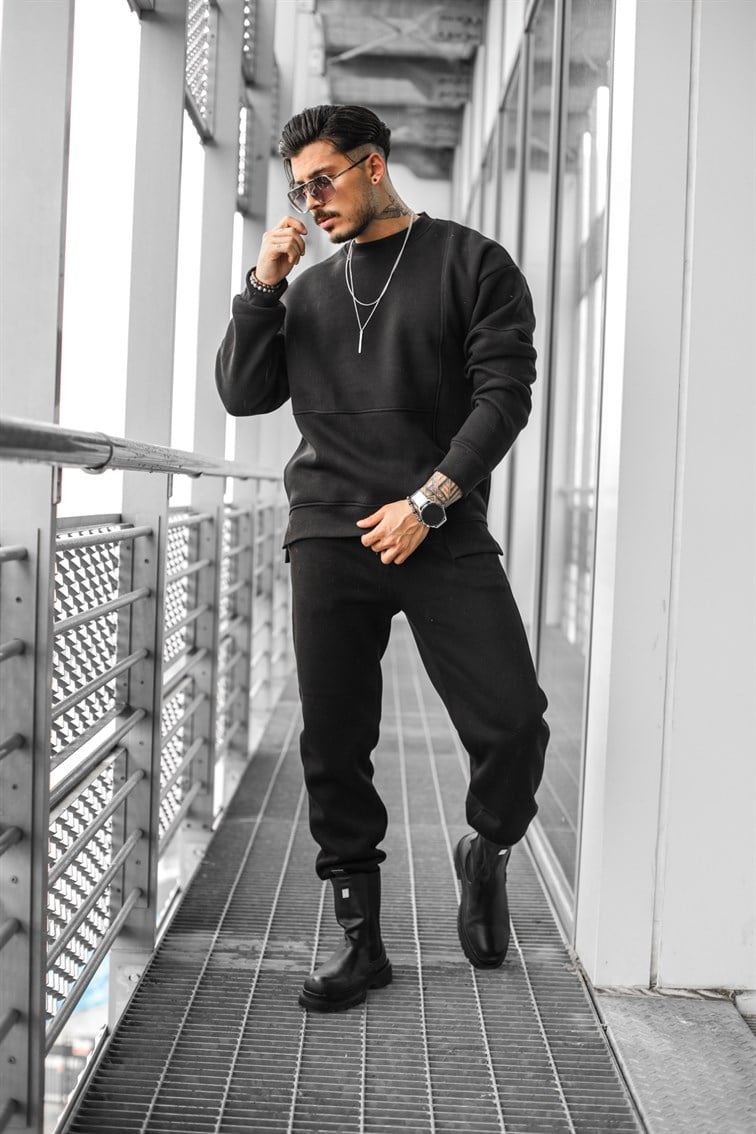 Bel Detaylı Oversize Sweatshirt