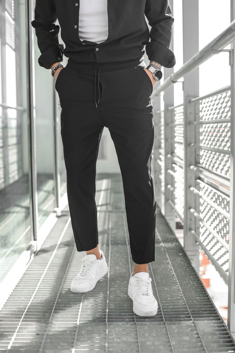 Bel Fitilli Kadife Pantolon