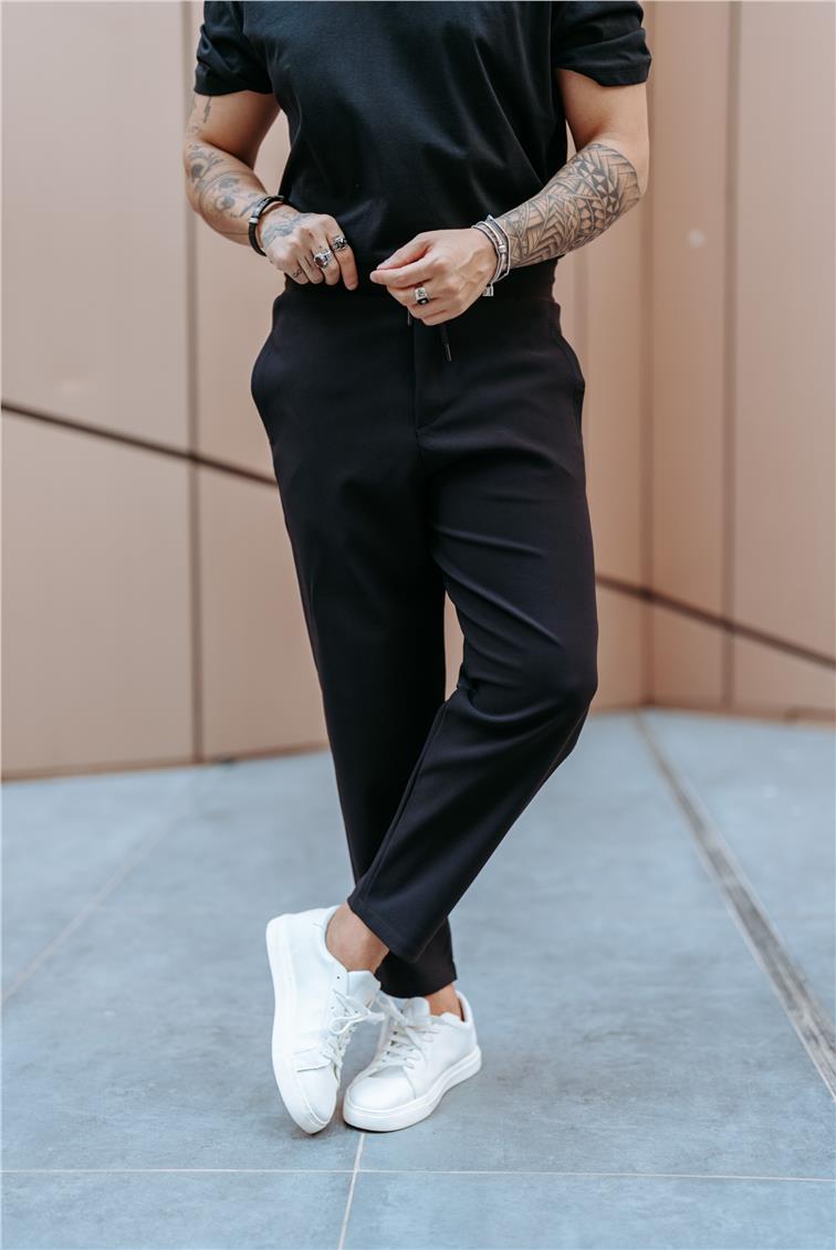 Beli Lastikli Basic Mom Siyah