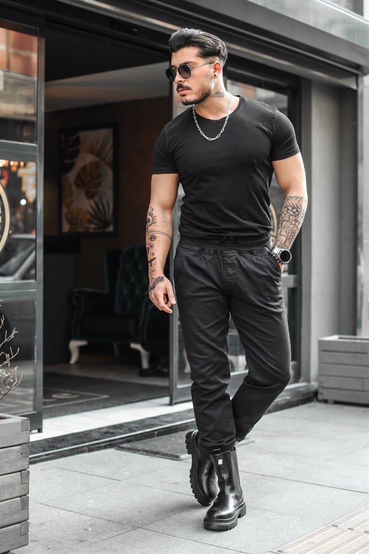 Beli Lastikli Jogger Jean