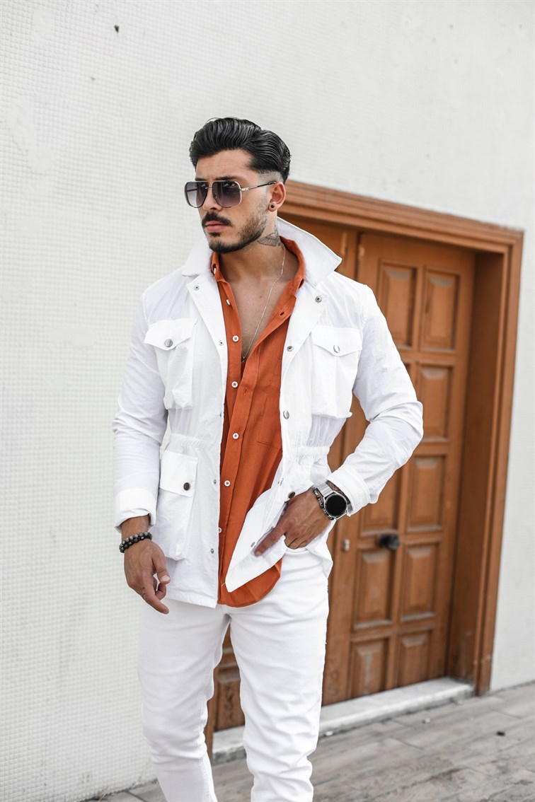 Beli Lastikli Paraşüt Kumaş Ceket