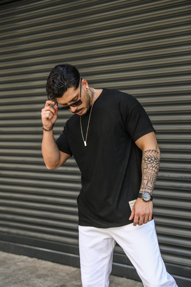 Bisiklet Yaka Oversize T-Shirt