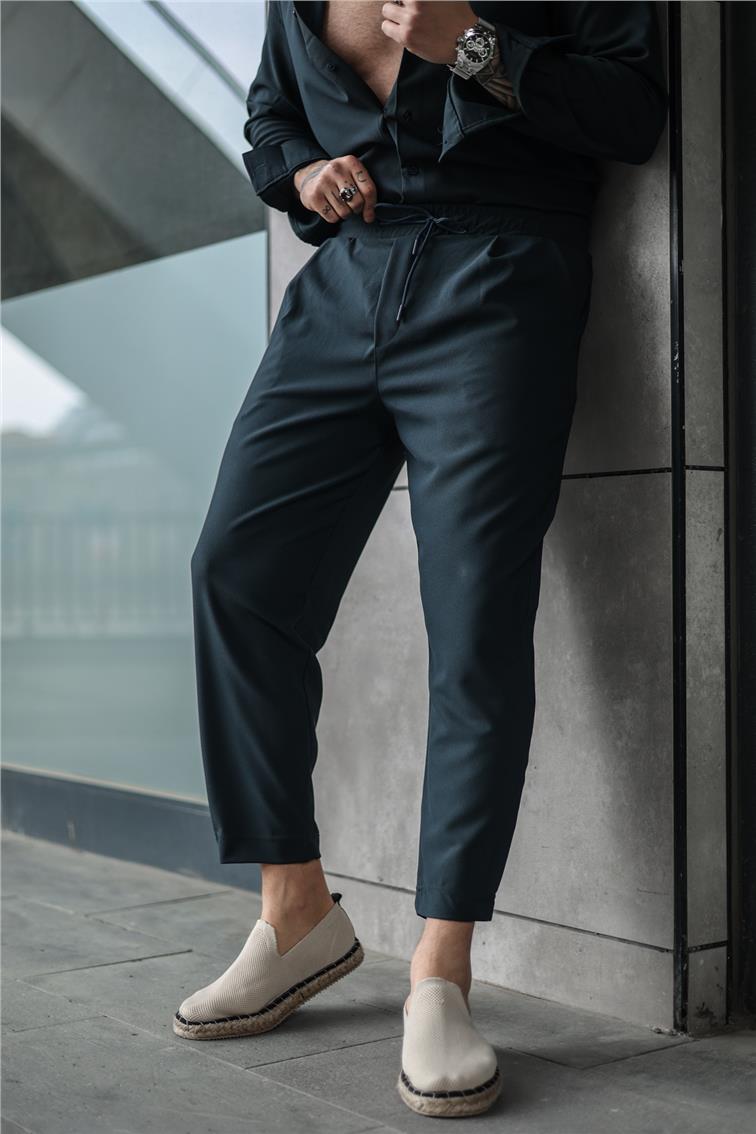 Boyfriend Basic Pantolon İndigo