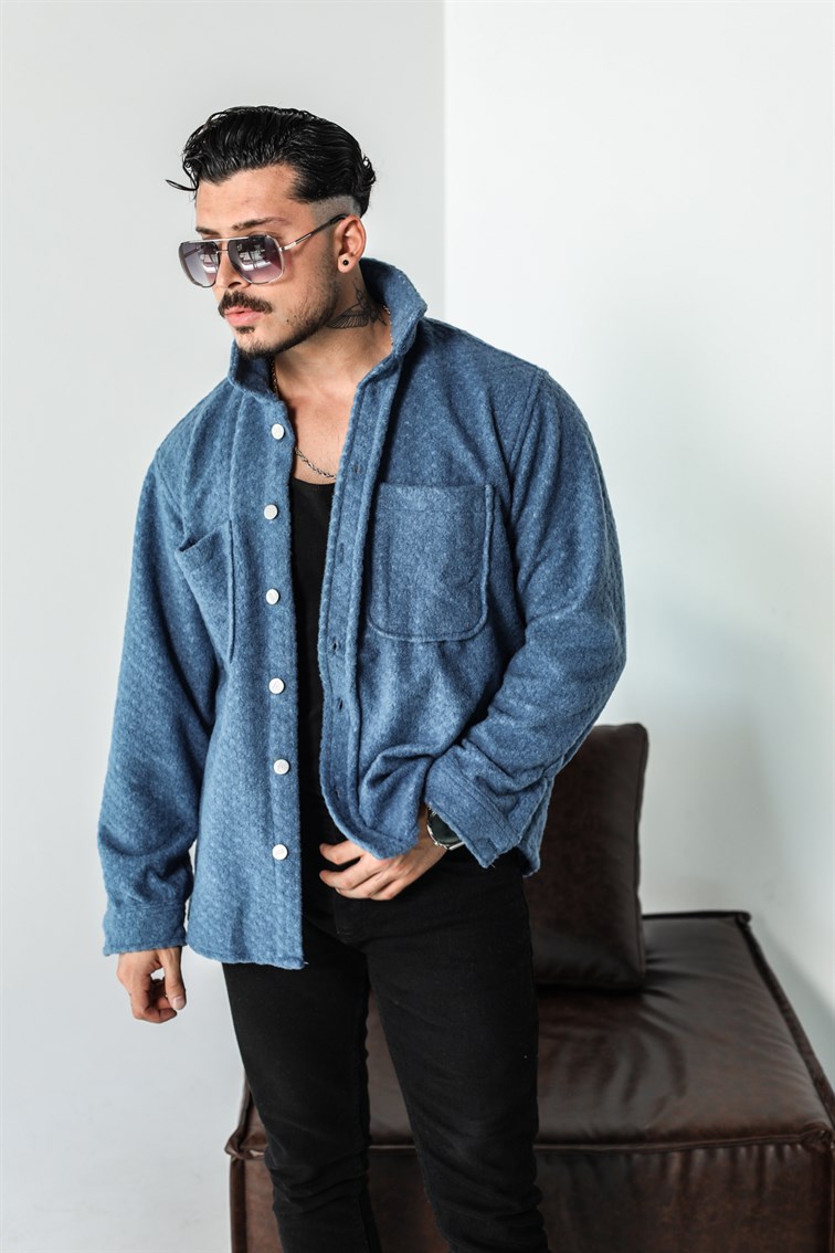 Cep Detaylı Oversize Ceket