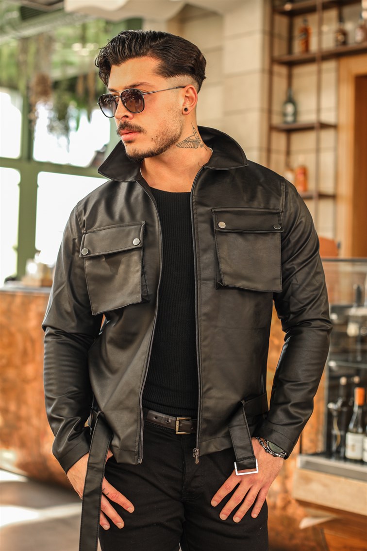 Cepli Special Slim Fit Deri Ceket