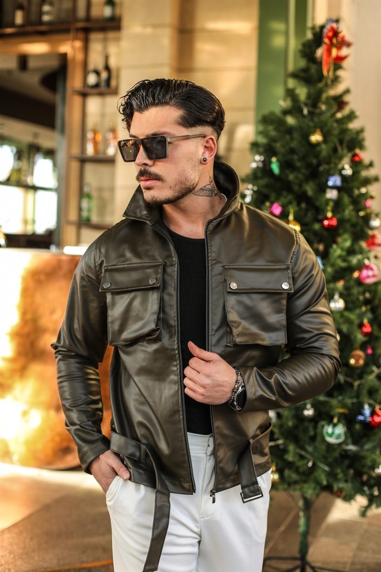 Cepli Special Slim Fit Deri Ceket