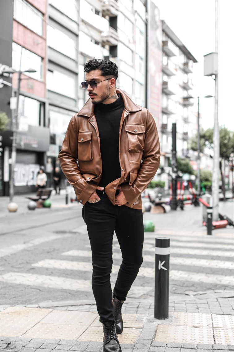 Cepli Vintage Deri Ceket