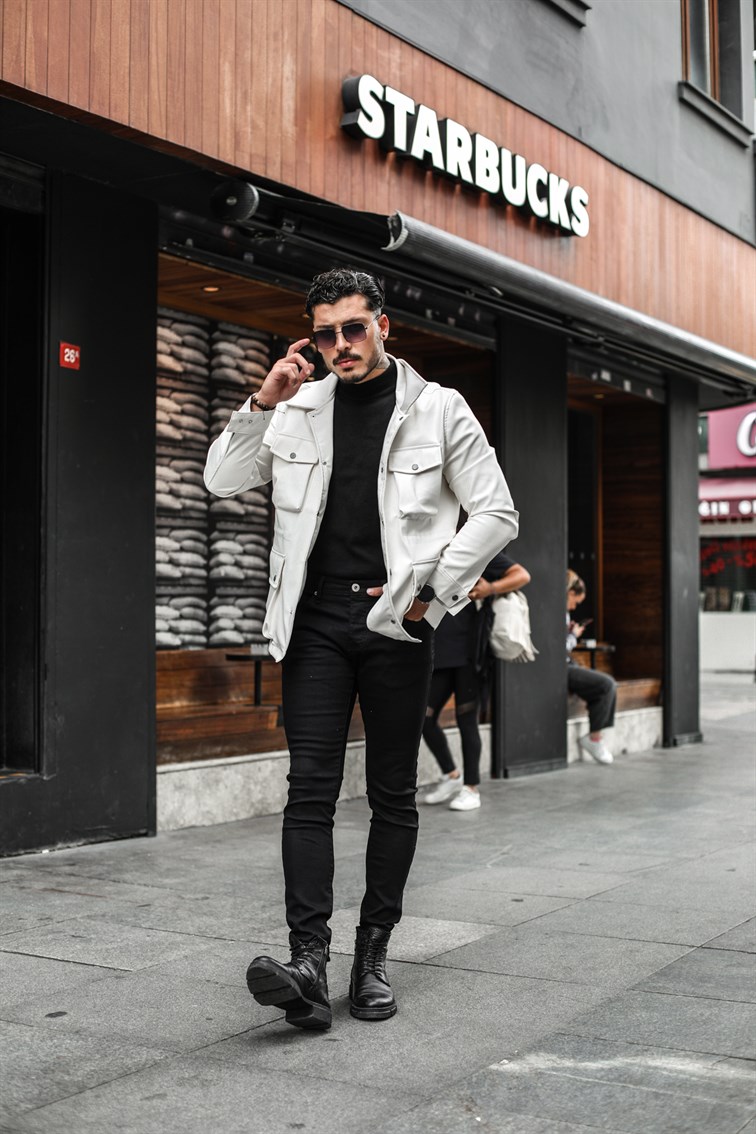 Cepli Vintage Deri Ceket