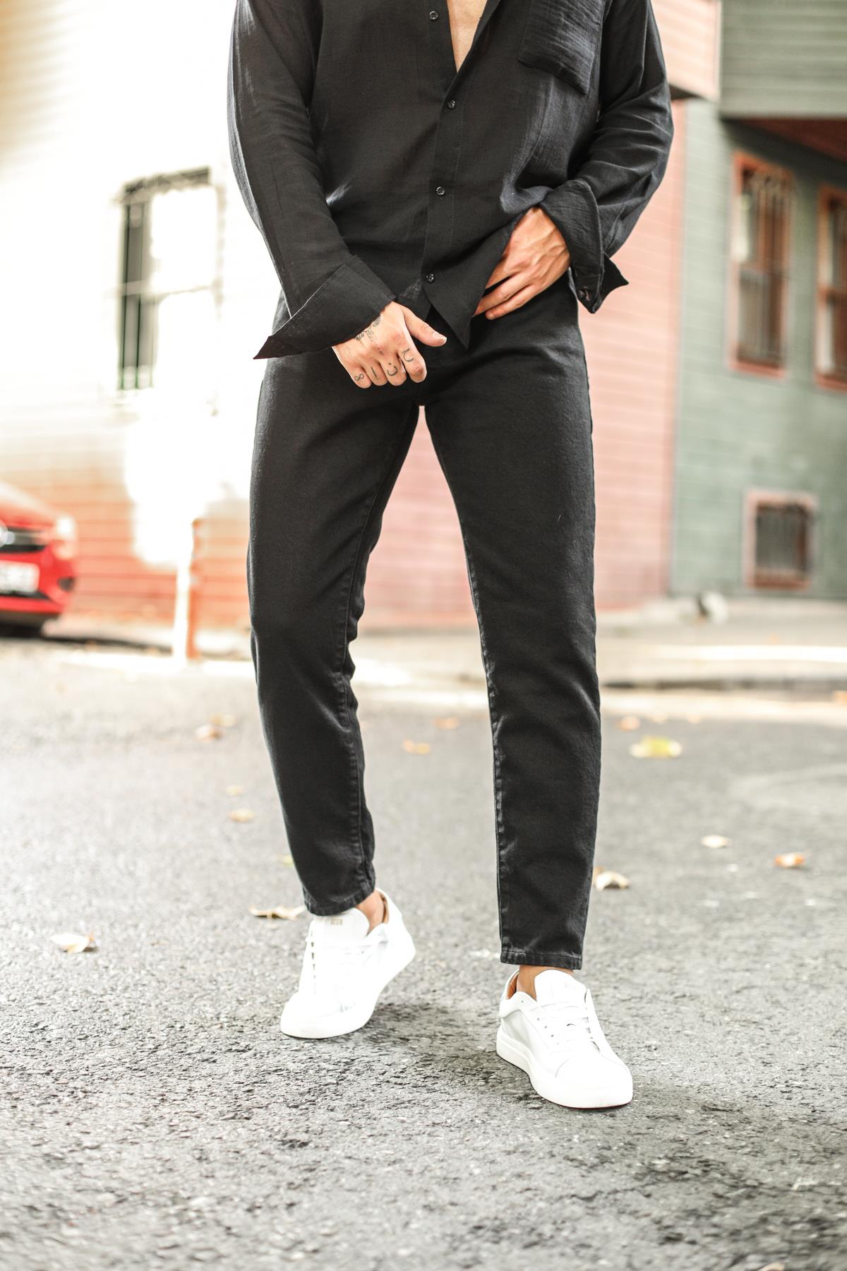 Chicago Mom Jean Siyah