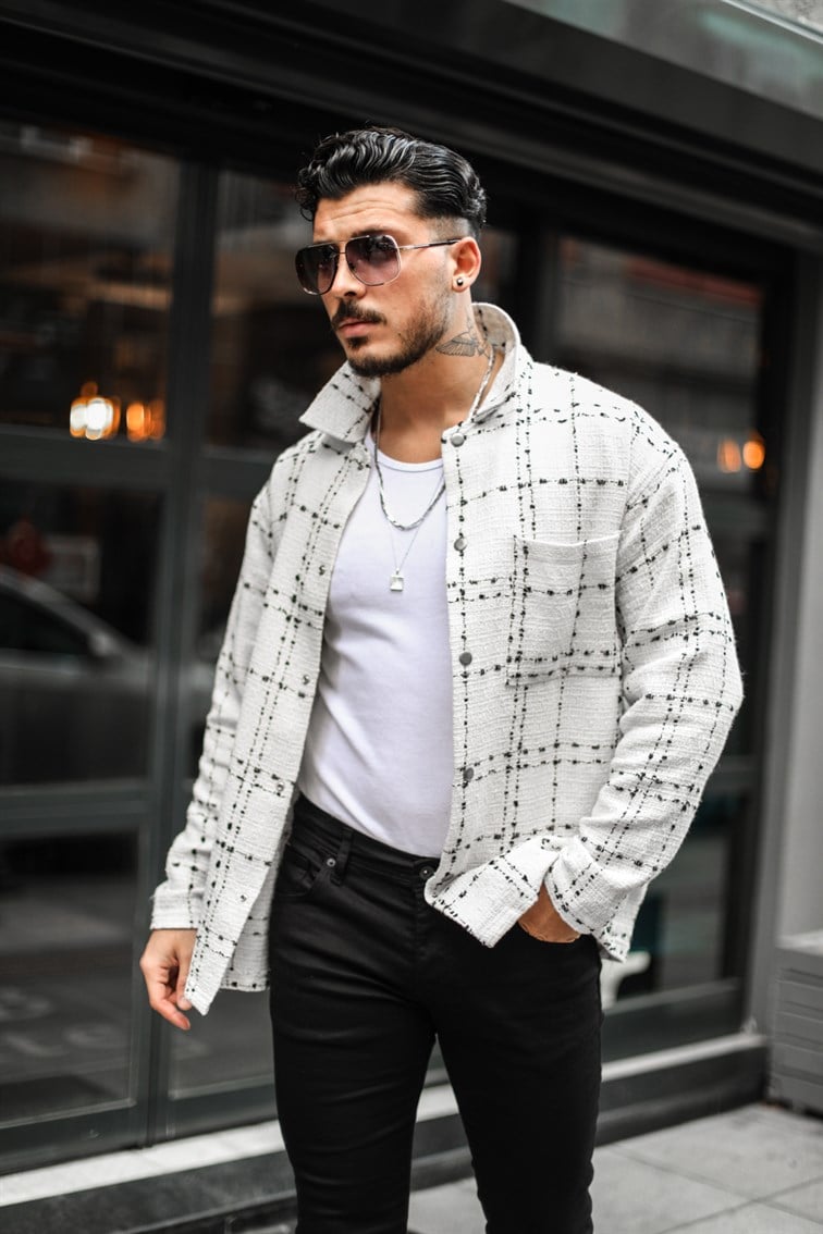 Çıtçıtlı Oduncu Oversize Gömlek