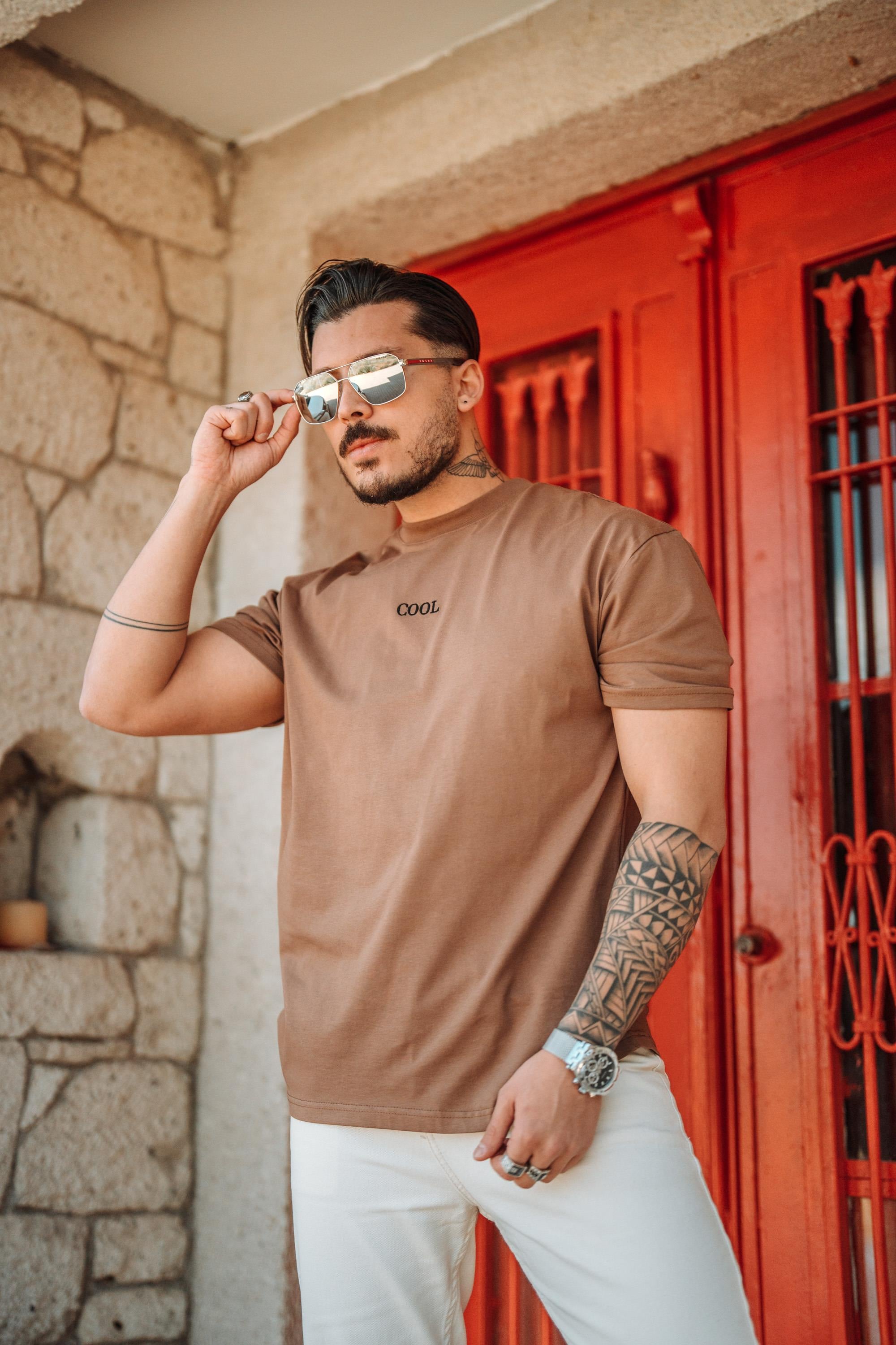 COOL Oversize T-Shirt Kahve