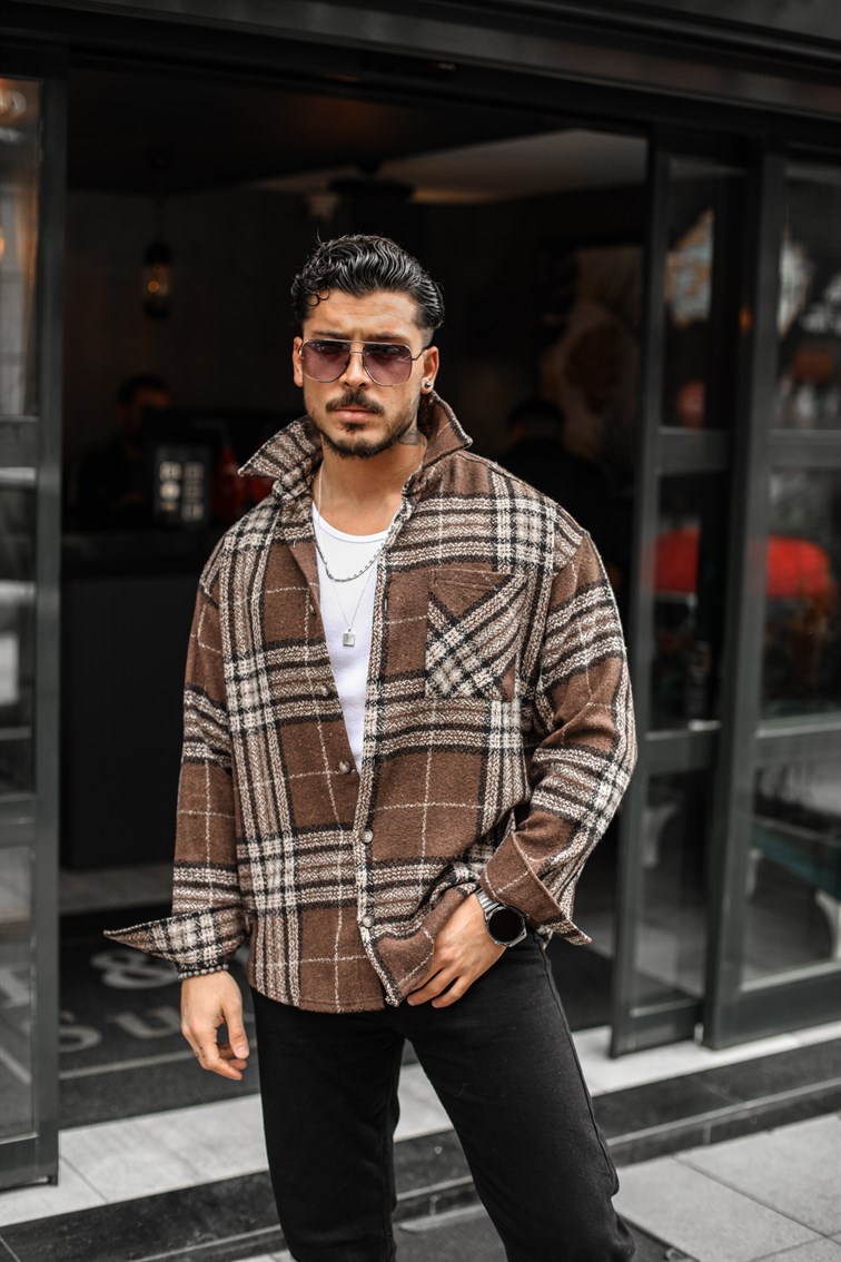 Ekose Oduncu Oversize Gömlek