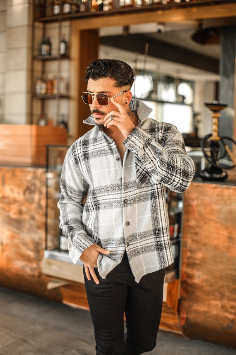 Ekose Oduncu Oversize Gömlek