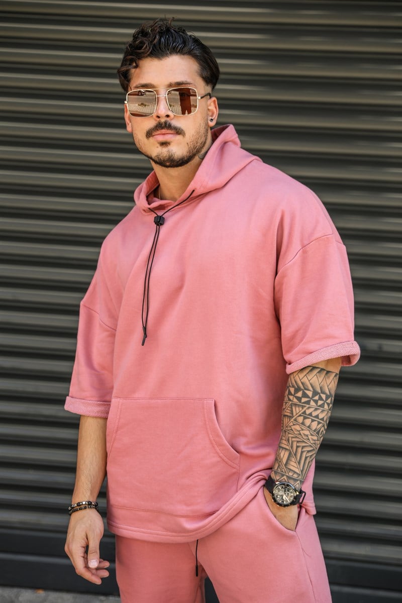 Es Kapüşonlu T-shırt