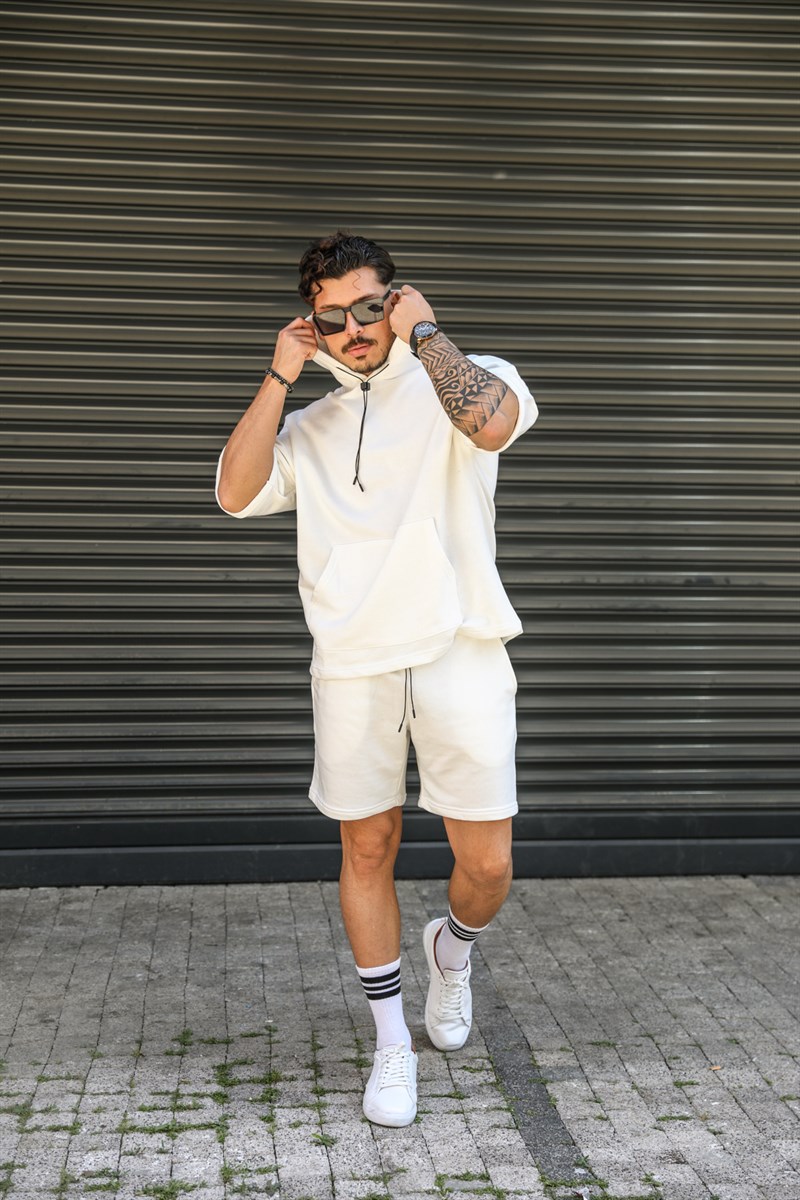 Es Kapüşonlu T-shırt