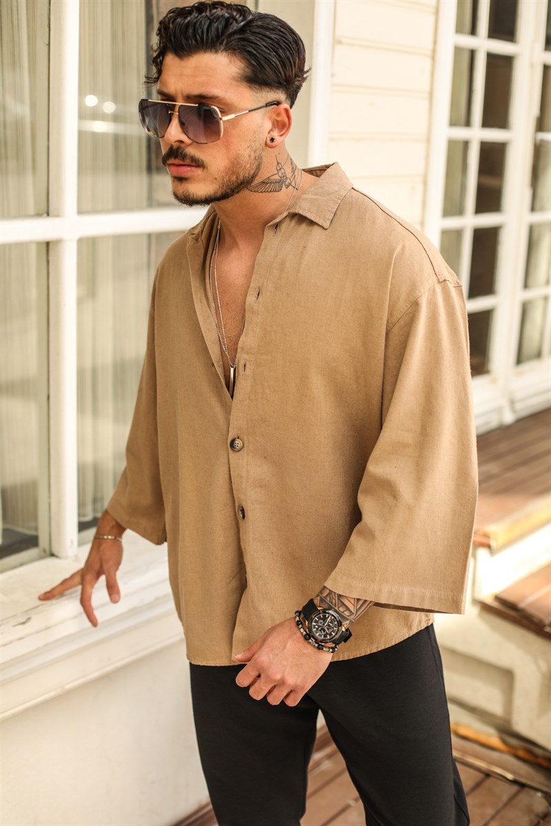 Fakir Kol Oversize Gömlek