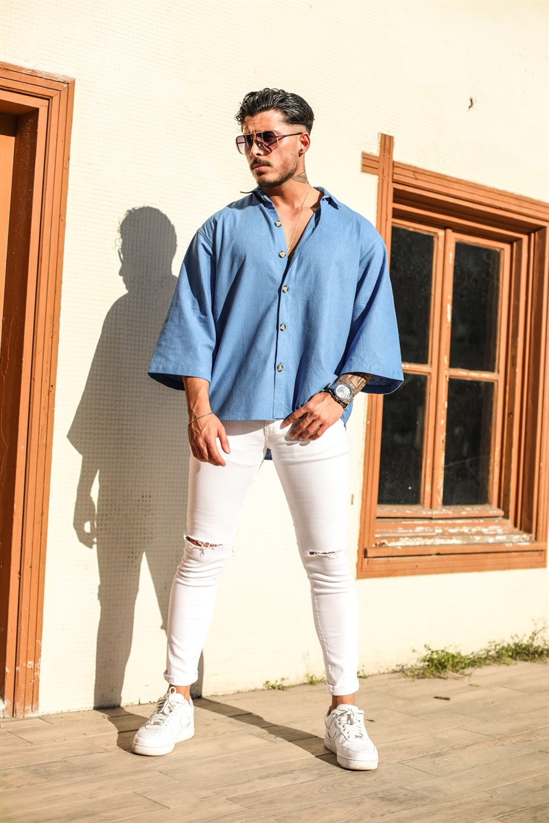 Fakir Kol Oversize Gömlek