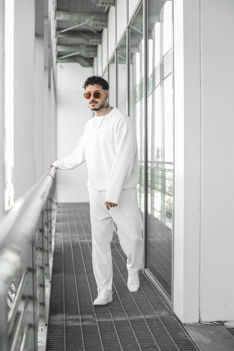 Fitilli Bol Kesim Sweatshirt