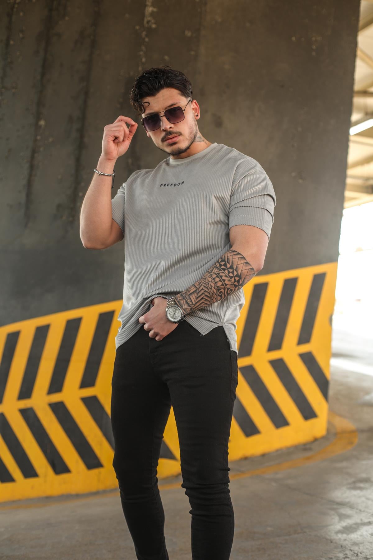 Freedom T-Shirt Kurşun