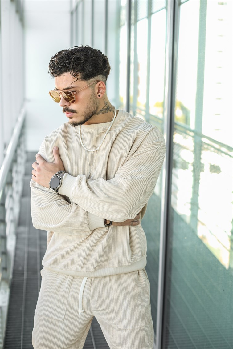 Kadife Oversize Sweatshirt