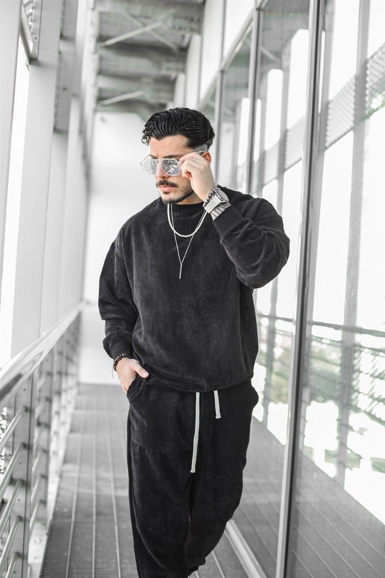 Kadife Oversize Sweatshirt