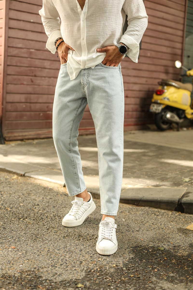 Kar Yıkama Basic Mom Jean