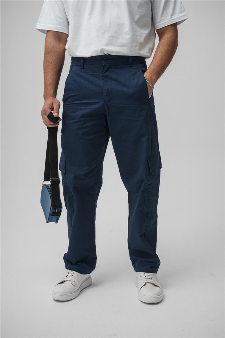 Kargo Cep Baggy Pant. Lacivert