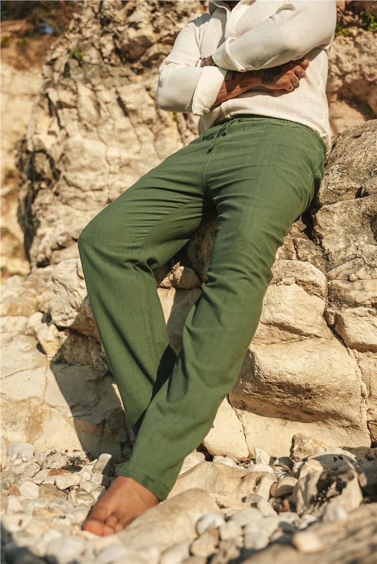 Keten Baggy Pant. Haki