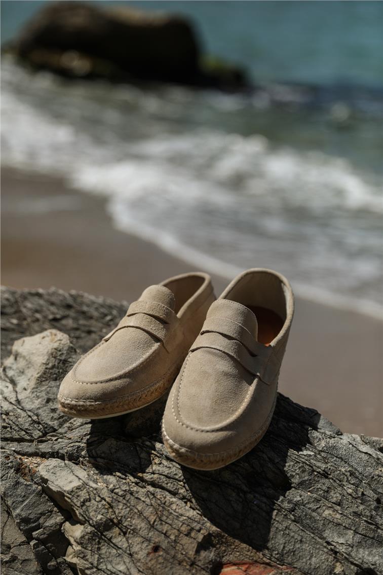 Klasik Espadril Ayakkabı Bej