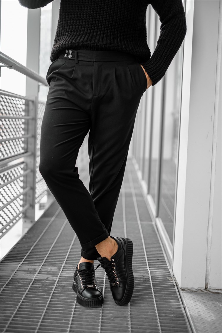 Klasik Kumaş Boyfriend Pantolon