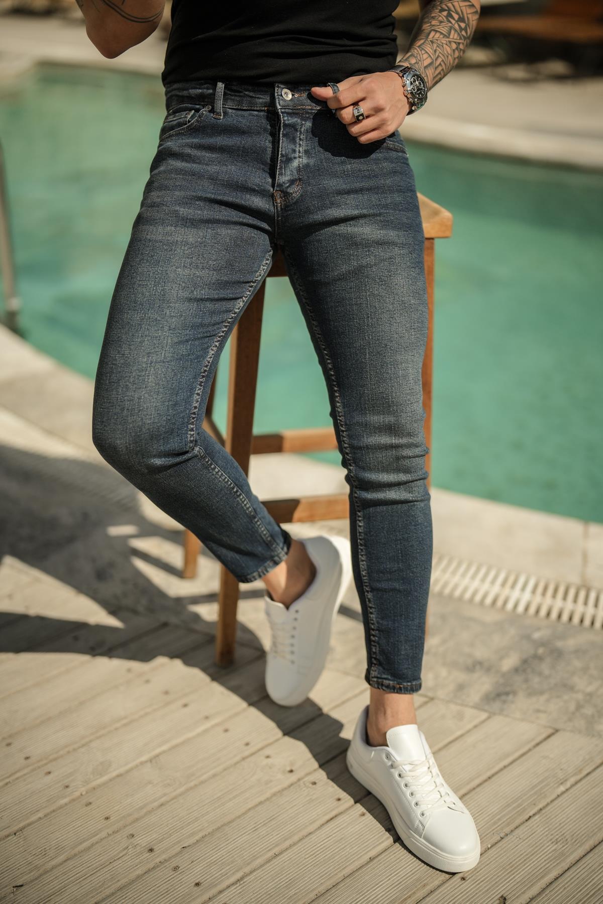 Koyu Mavi Skinny Jean Koyu Mavi