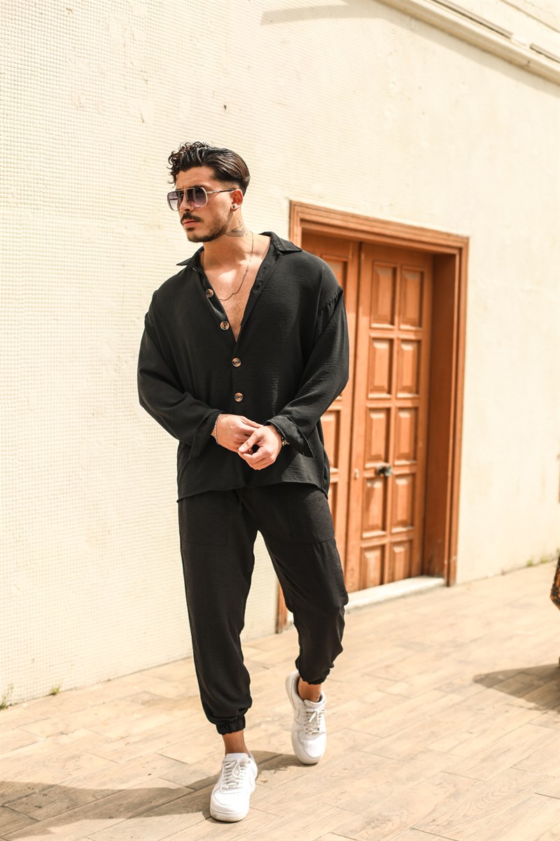 Lastikli Dokulu Eşofman