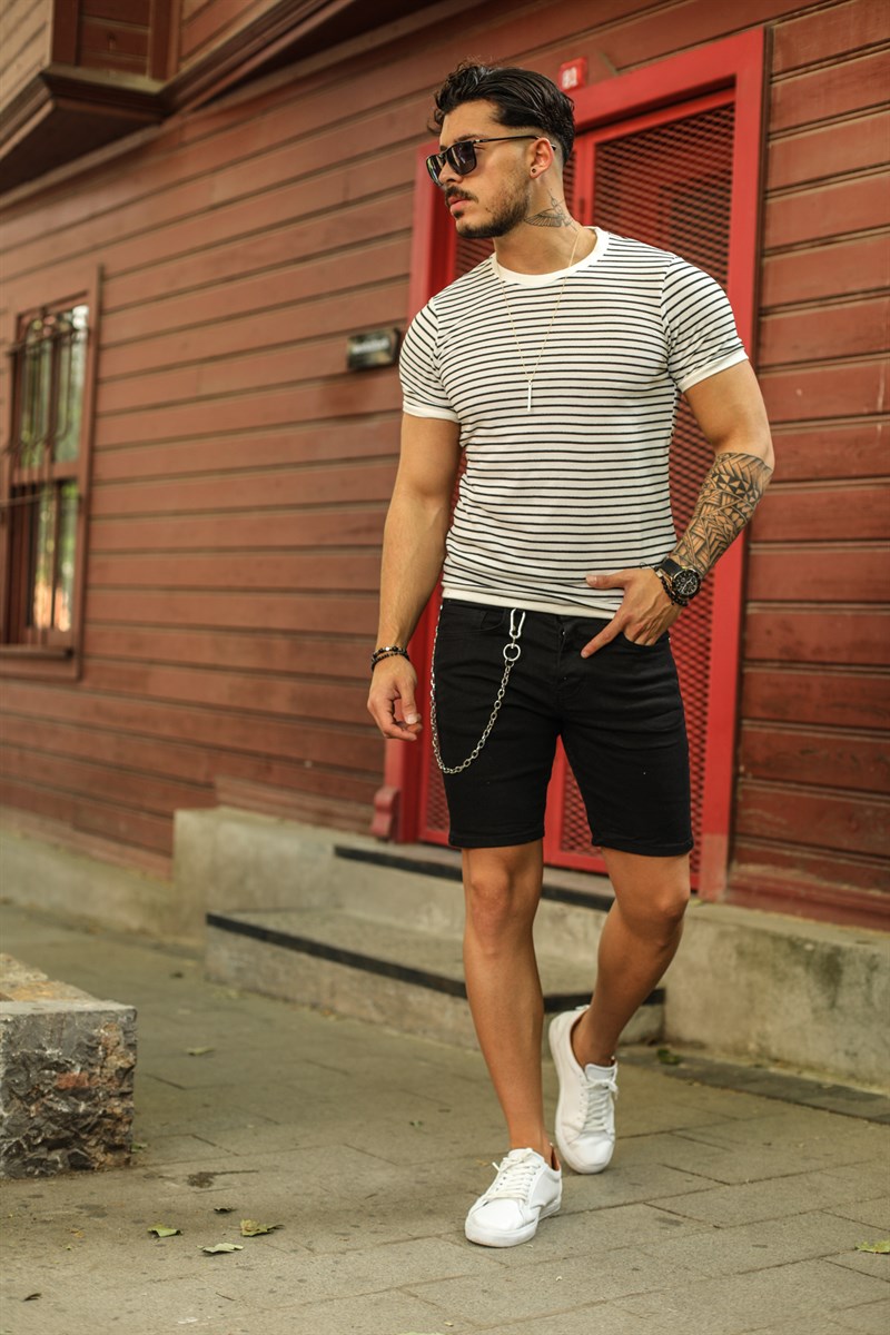Lastikli Fit Kesim T-Shirt