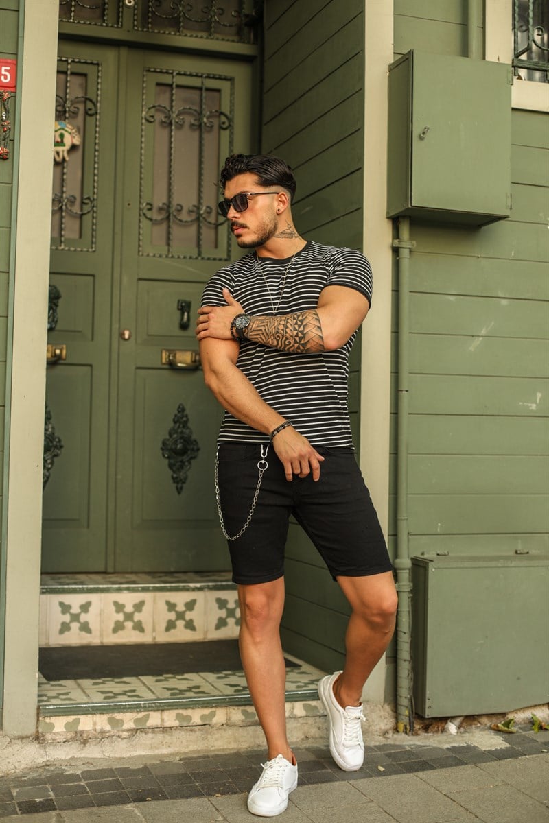 Lastikli Fit Kesim T-Shirt