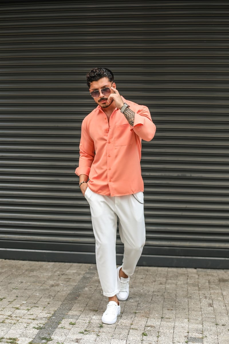 Liyosel Pamuklu Oversize Gömlek