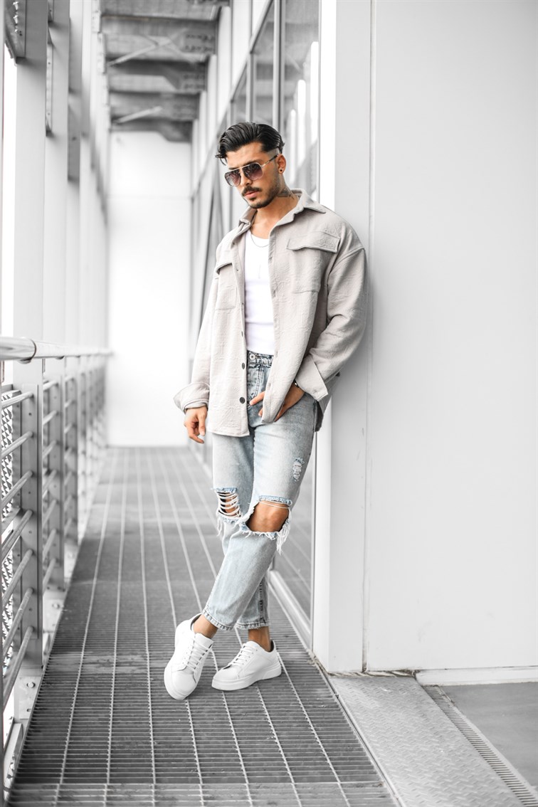 Morfo Detay Oversize Gömlek