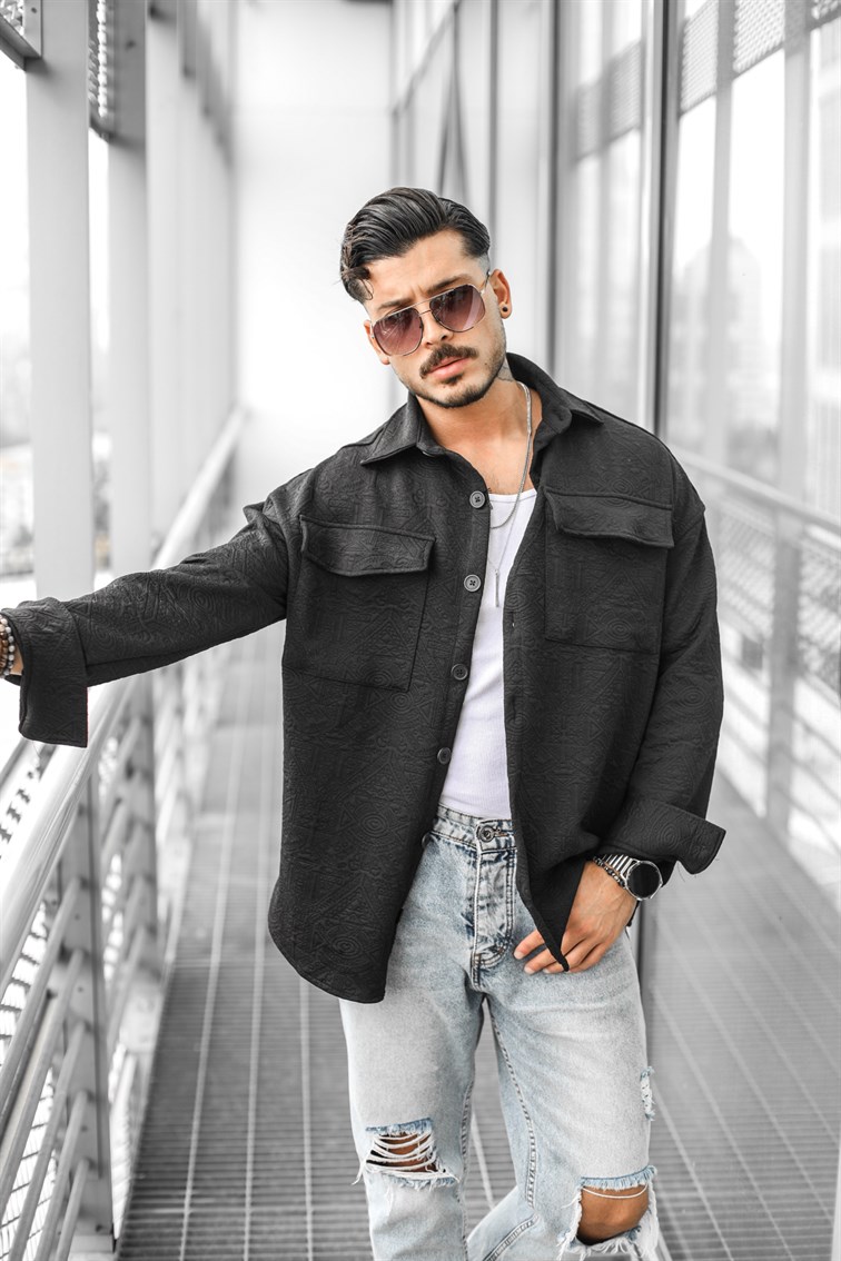 Morfo Detay Oversize Gömlek